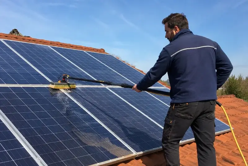 Nettoyage et entretien de panneaux solaires à Bourg-des-Comptes