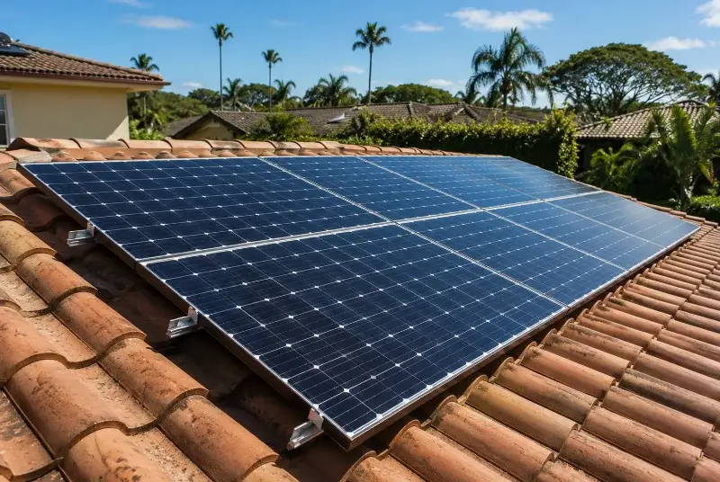 Installation de panneaux solaires à Bourg-des-Comptes